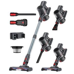 Cordless Vacuum 45KPASuction, 60 Mins Runtime SelfStanding, WallMount 3 Mode
